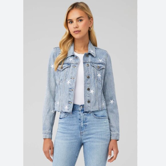 Pistola Brando Cropped Denim Jacket - Picture 2 of 5